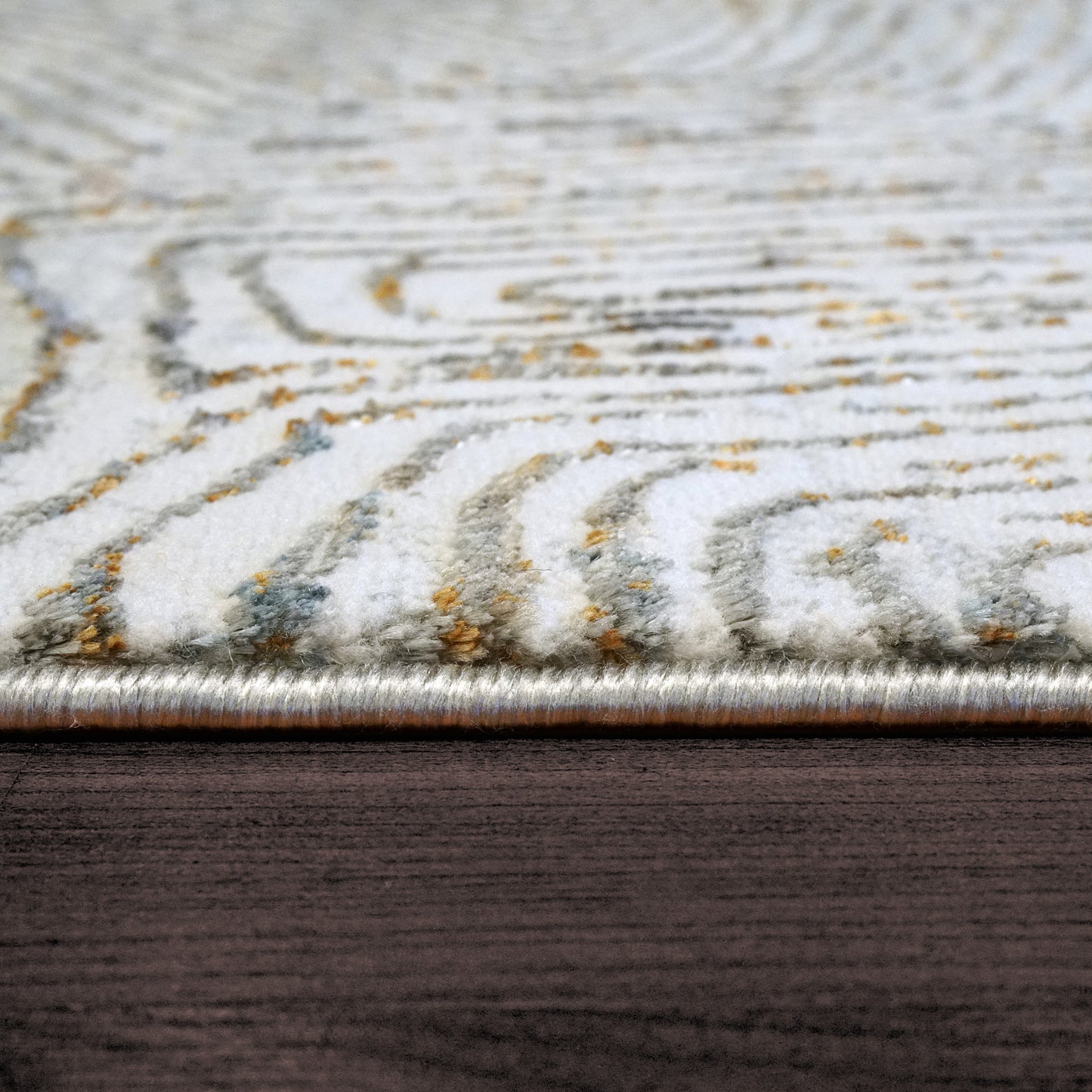 Dynamic Rugs Gold 1351 Cream Silver Gold Modern Machine - Made Rug - Rugs - Dynamic Rugs - Atlanta Designer Rugs