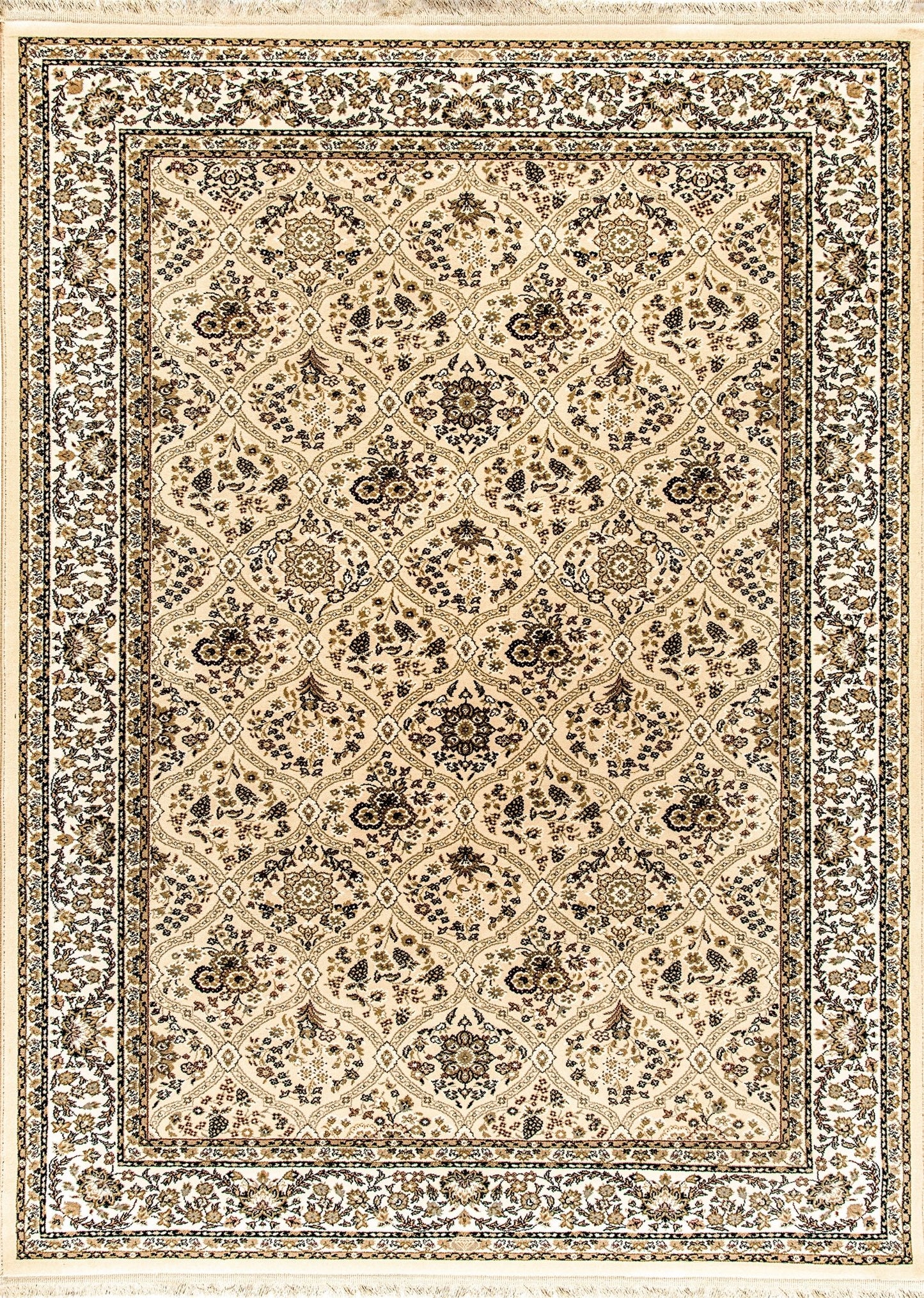 Dynamic Rugs Brilliant 7211 Linen Traditional Machine - Made Rug - Rugs - Dynamic Rugs - Atlanta Designer Rugs