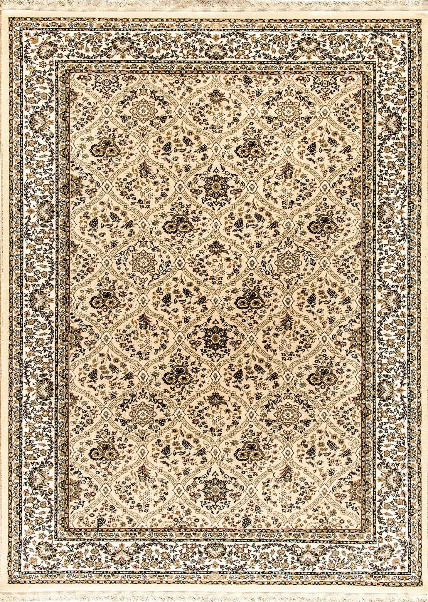 Dynamic Rugs Brilliant 7211 Linen Traditional Machine - Made Rug - Rugs - Dynamic Rugs - Atlanta Designer Rugs