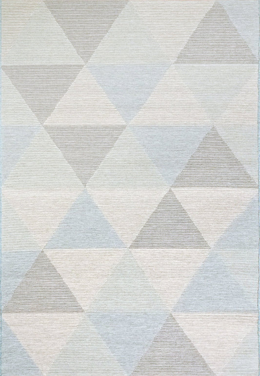 Dynamic Rugs Newport 96004 Blue Ivory Contemporary Machine - Made Rug - Rugs - Dynamic Rugs - Atlanta Designer Rugs