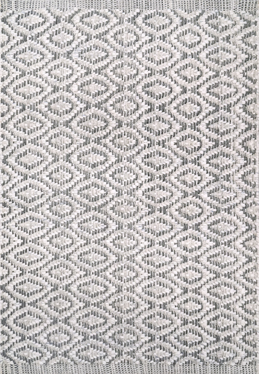 Dynamic Rugs Allegra 2987 Grey Ivory Denim  Modern Handmade Rug