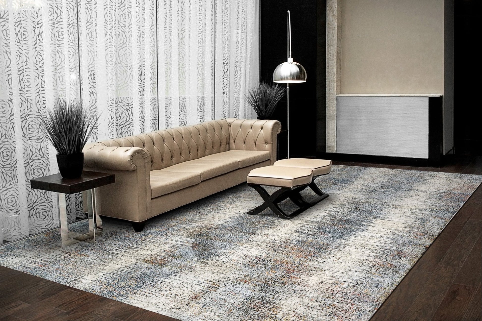 Dynamic Rugs Savoy 3580 Beige Multi Contemporary Machine - Made Rug - Rugs - Dynamic Rugs - Atlanta Designer Rugs