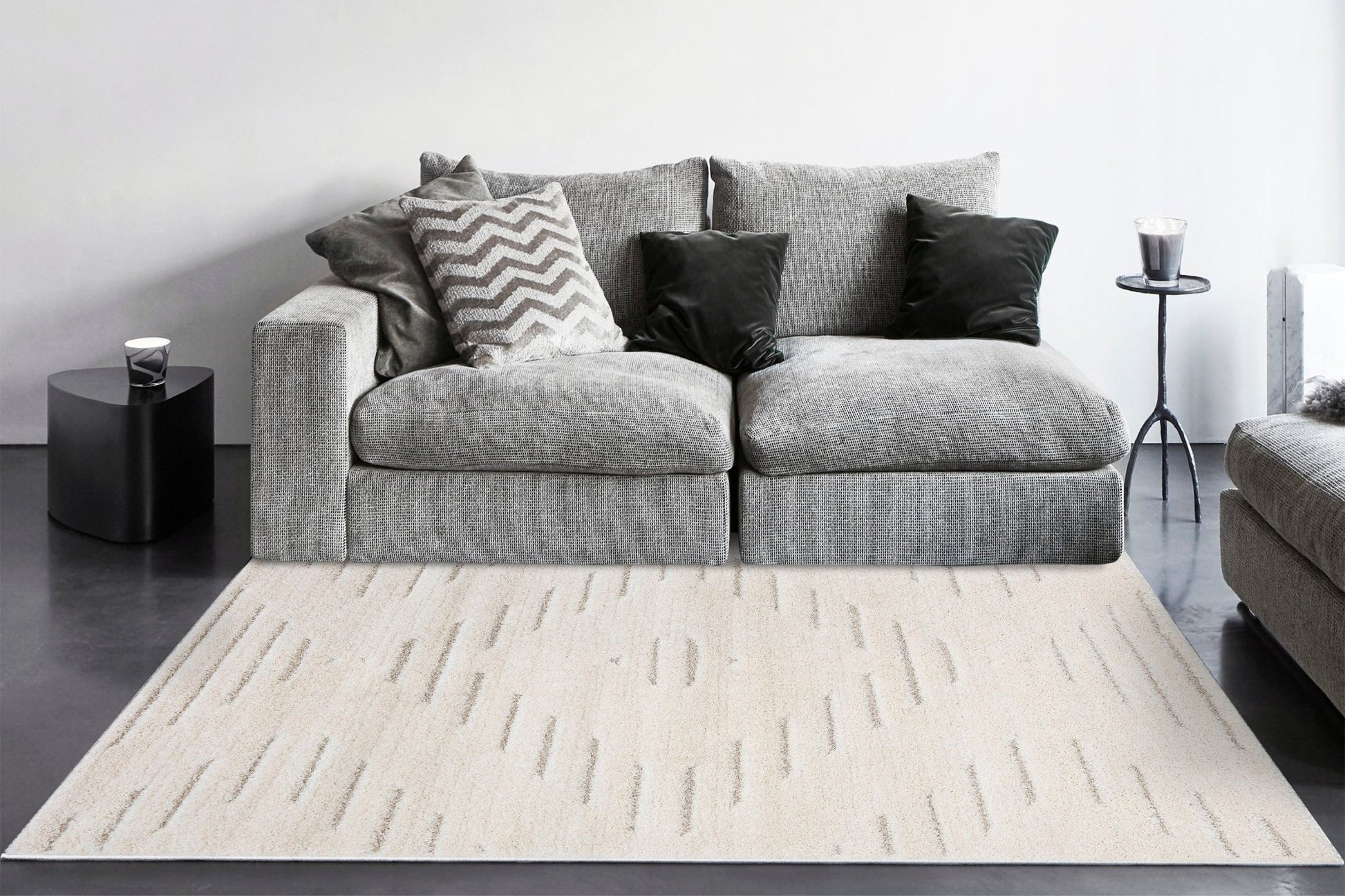 Dynamic Rugs Pike 11202 Ivory Beige Modern Machine - Made Rug - Rugs - Dynamic Rugs - Atlanta Designer Rugs