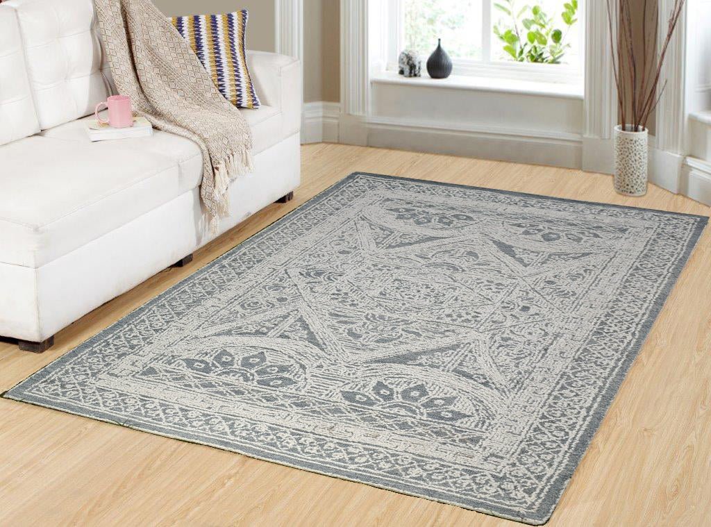 Dynamic Rugs Darcy 1128 Ivory Teal Traditional Handmade Rug - Rugs - Dynamic Rugs - Atlanta Designer Rugs