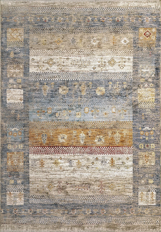 Dynamic Rugs Dakota 6642 Blue Multi Transitional Machine - Made Rug - Rugs - Dynamic Rugs - Atlanta Designer Rugs