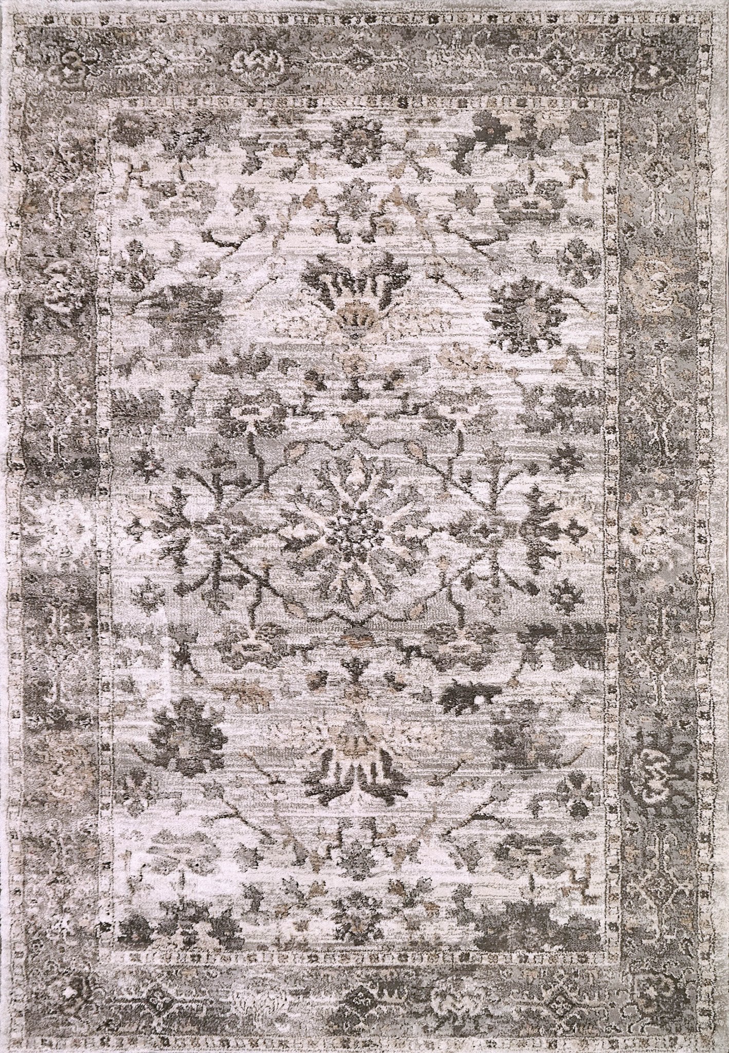 Dynamic Rugs Riley 6035 Grey Beige Transitional Machine - Made Rug - Rugs - Dynamic Rugs - Atlanta Designer Rugs