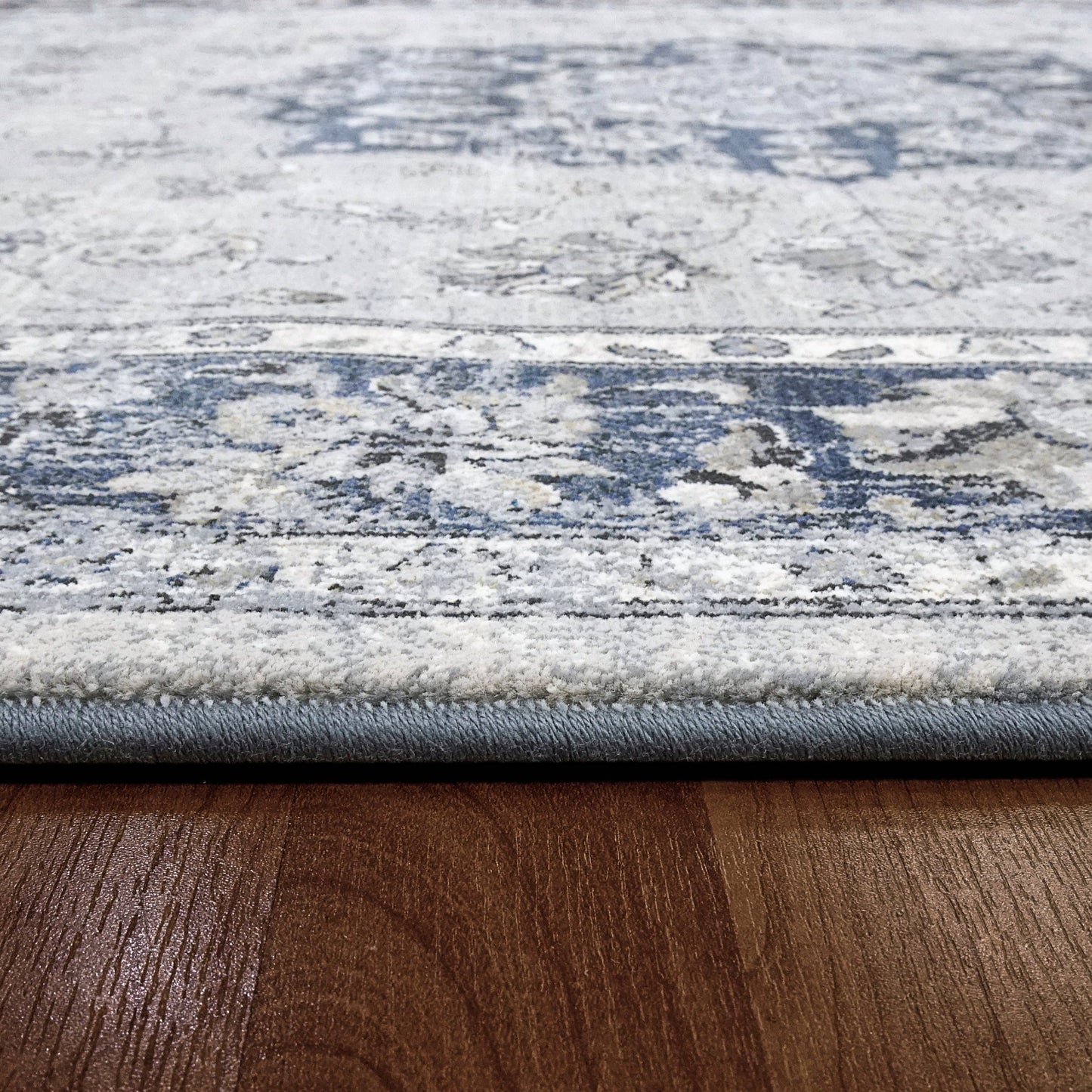 Dynamic Rugs Ancient Garden 57559 Silver Blue Traditional Machine - Made Rug - Rugs - Dynamic Rugs - Atlanta Designer Rugs