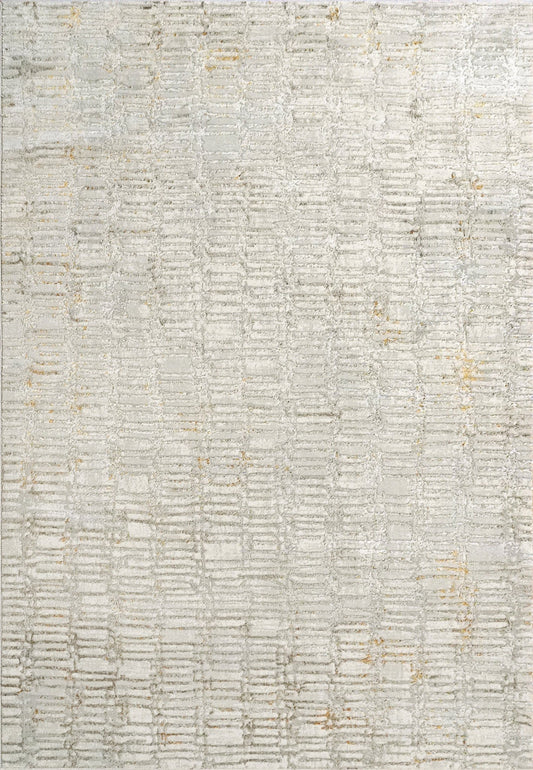 Dynamic Rugs Gold 1356 Cream Silver Gold Modern Machine - Made Rug - Rugs - Dynamic Rugs - Atlanta Designer Rugs