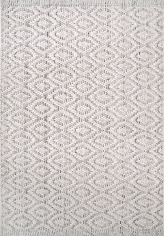 Dynamic Rugs Allegra 2987 Ivory Silver Modern Handmade Rug - Rugs - Dynamic Rugs - Atlanta Designer Rugs