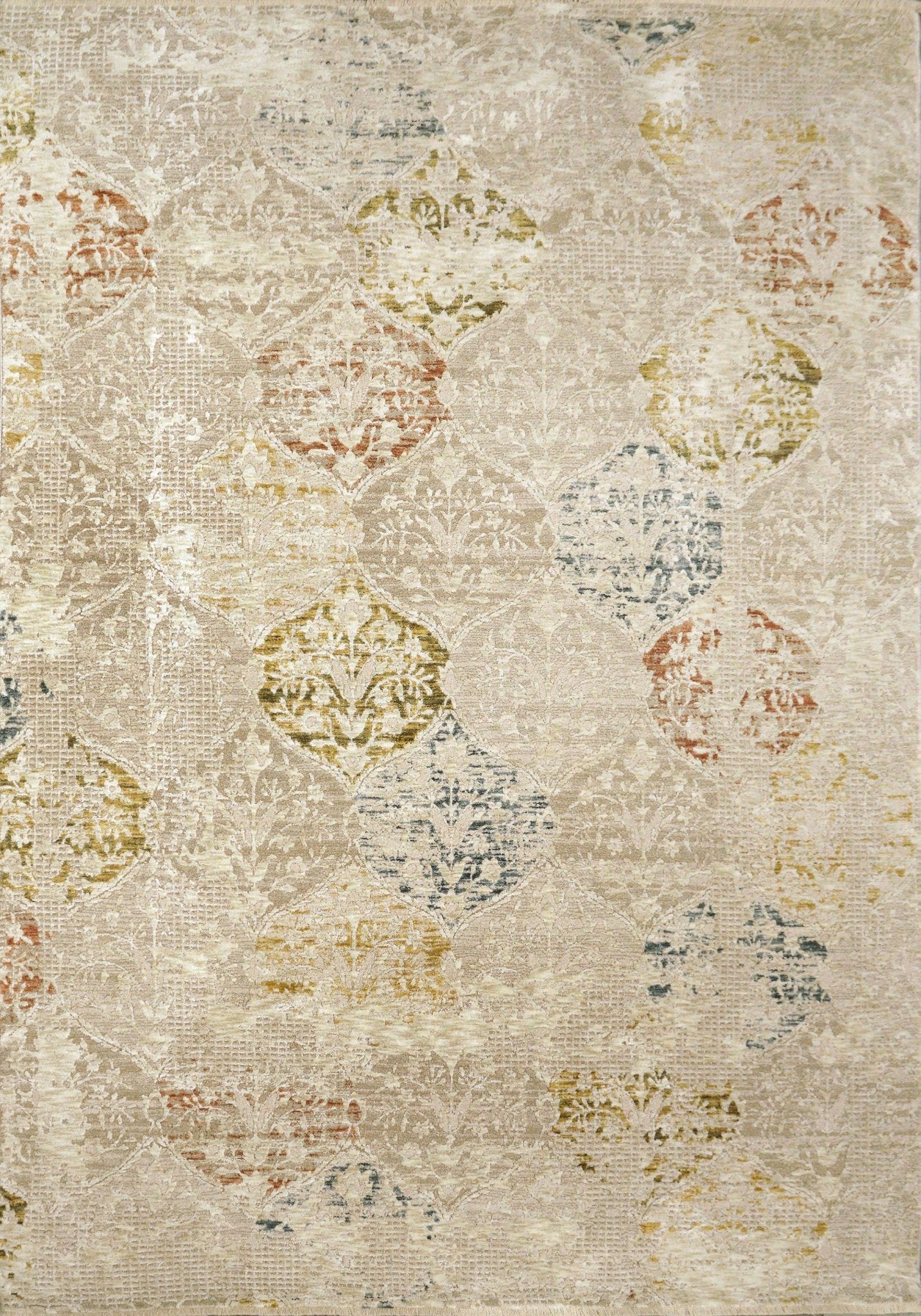 Dynamic Rugs Hudson 1452 Beige Multi Transitional Machine - Made Rug - Rugs - Dynamic Rugs - Atlanta Designer Rugs