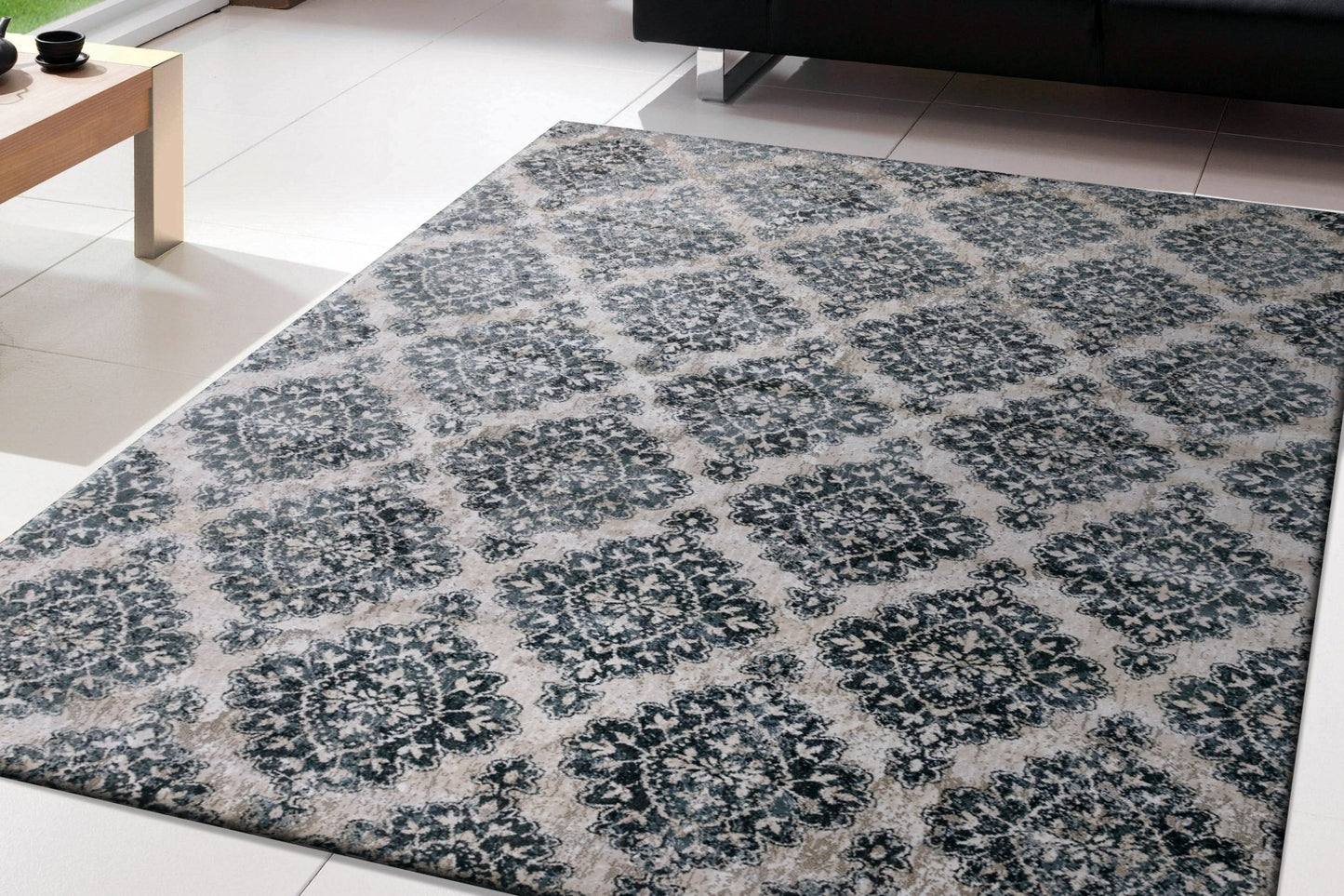 Dynamic Rugs Melody 985015 Ivory Transitional Machine - Made Rug - Rugs - Dynamic Rugs - Atlanta Designer Rugs