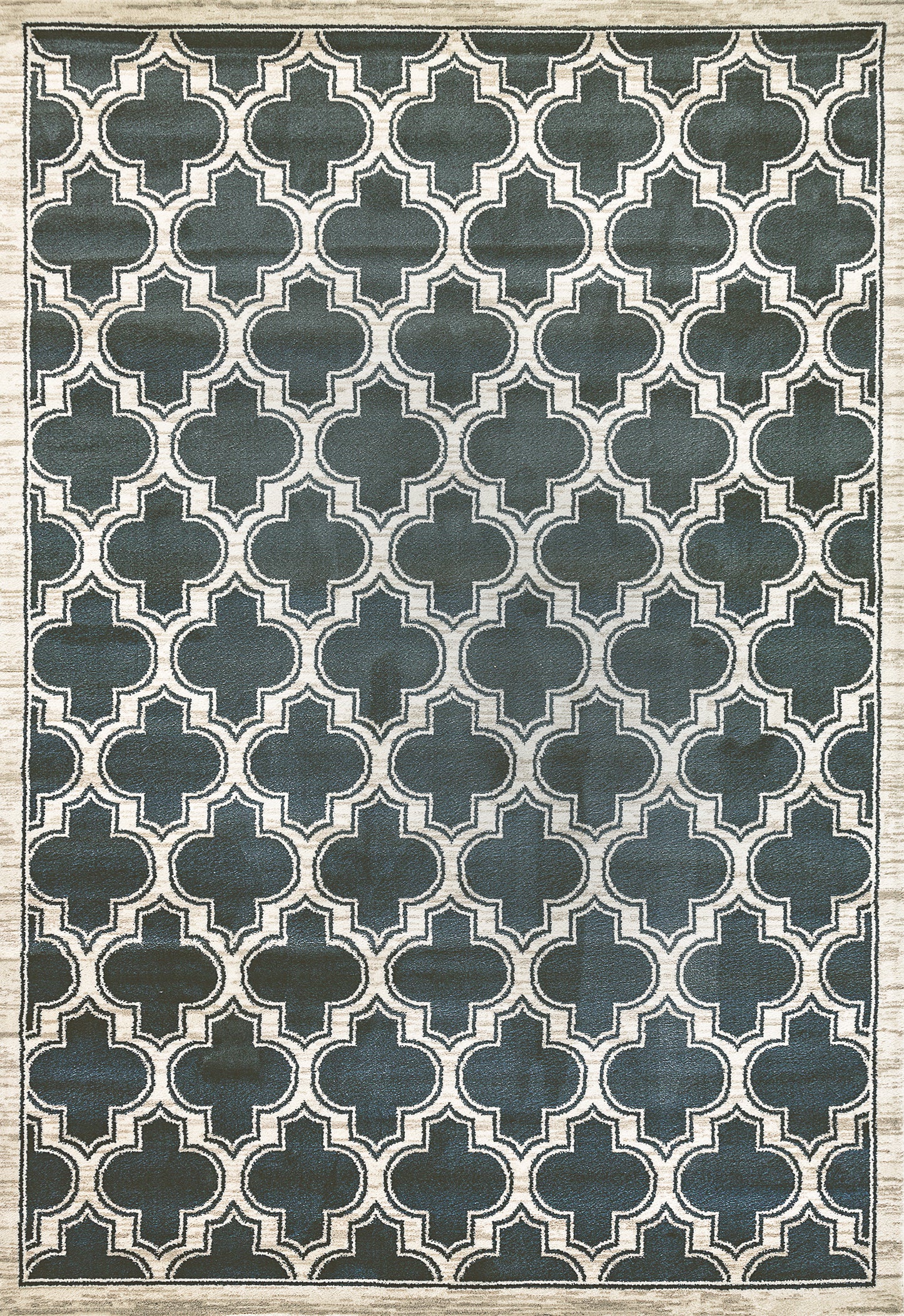 Dynamic Rugs Yazd 2816 Blue Ivory Traditional Machine-Made Rug