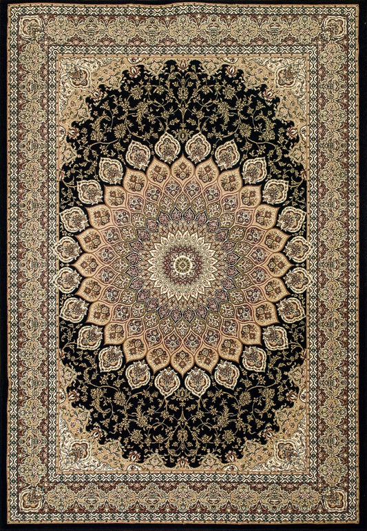 Dynamic Rugs Ancient Garden 57090 Navy Traditional Machine - Made Rug - Rugs - Dynamic Rugs - Atlanta Designer Rugs