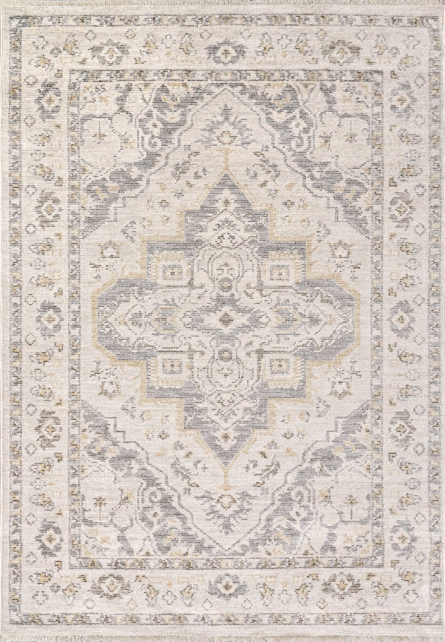 Dynamic Rugs Calypso 13504 Ivory Grey Traditional Machine - Made Rug - Rugs - Dynamic Rugs - Atlanta Designer Rugs