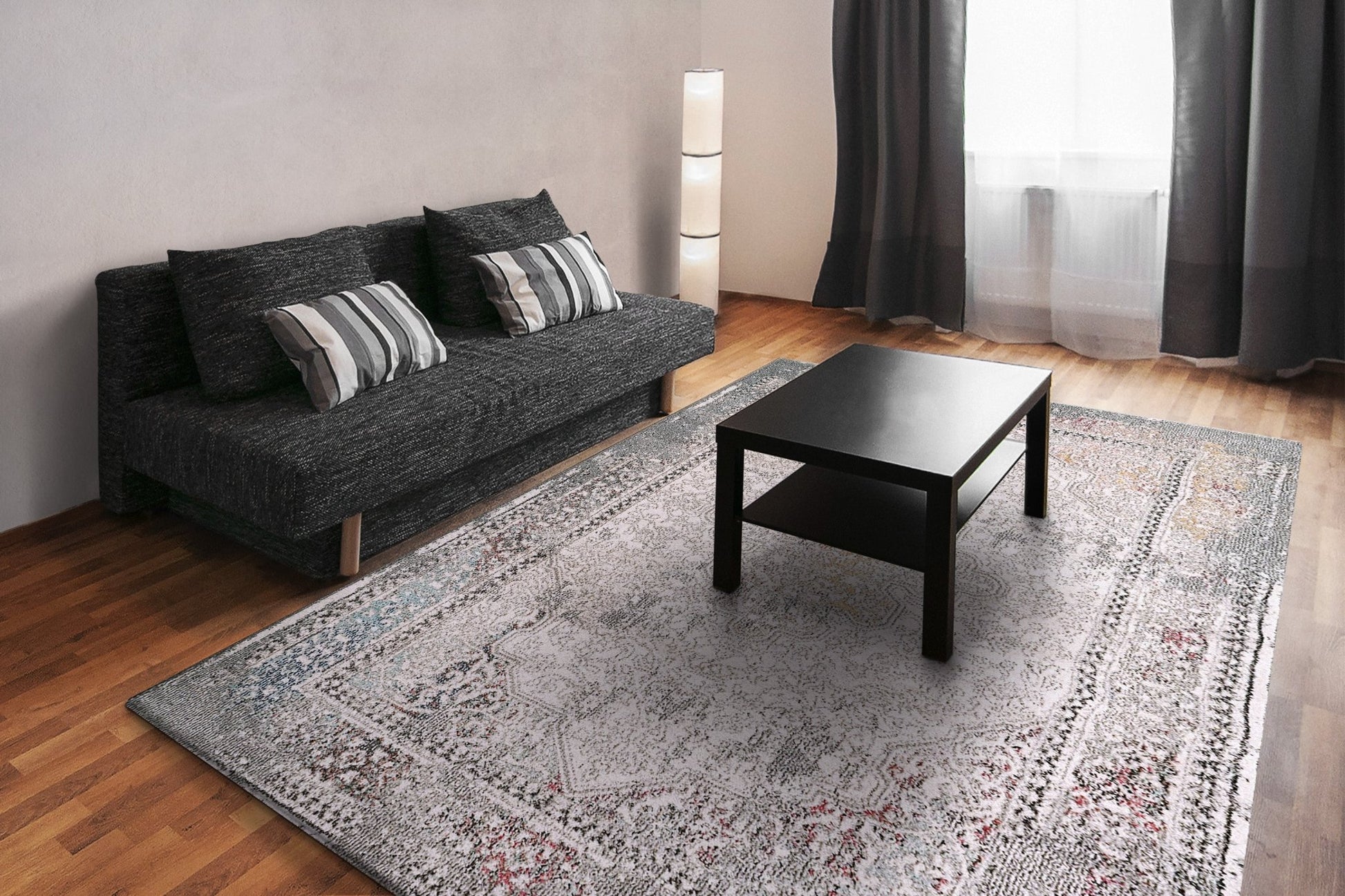 Dynamic Rugs Soma 6194 Ivory Grey Multi Transitional Machine - Made Rug - Rugs - Dynamic Rugs - Atlanta Designer Rugs