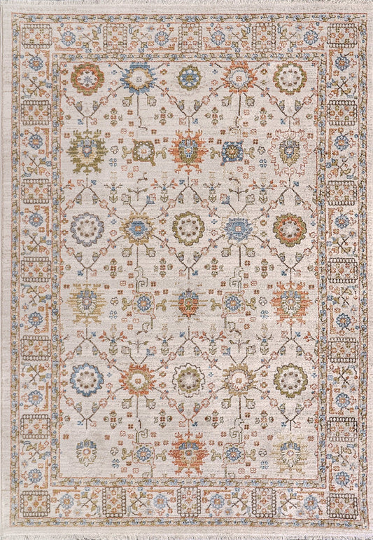 Dynamic Rugs Juno 6888 Ivory Multi Traditional Machine - Made Rug - Rugs - Dynamic Rugs - Atlanta Designer Rugs