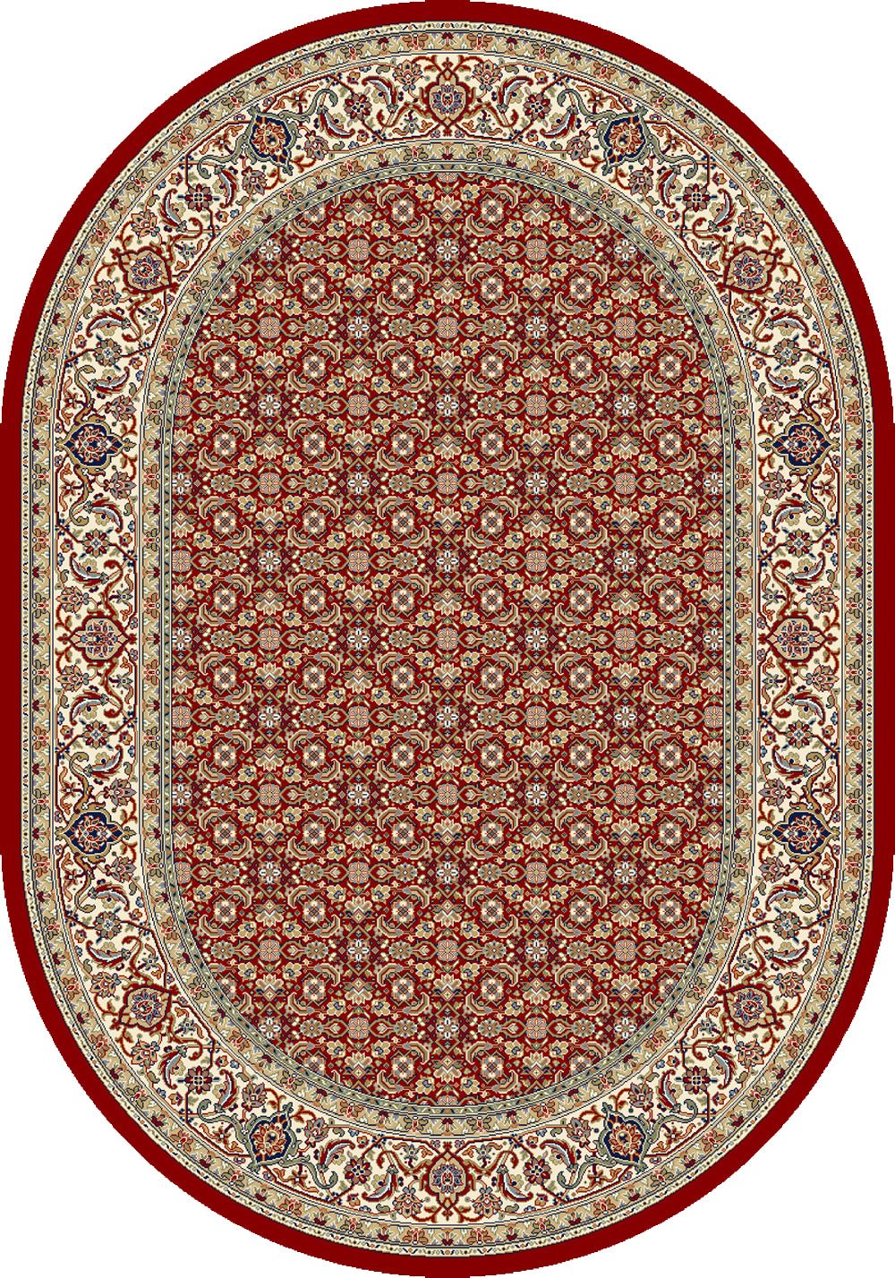 Dynamic Rugs Ancient Garden 57011 Red Ivory Traditional Machine - Made Rug - Rugs - Dynamic Rugs - Atlanta Designer Rugs