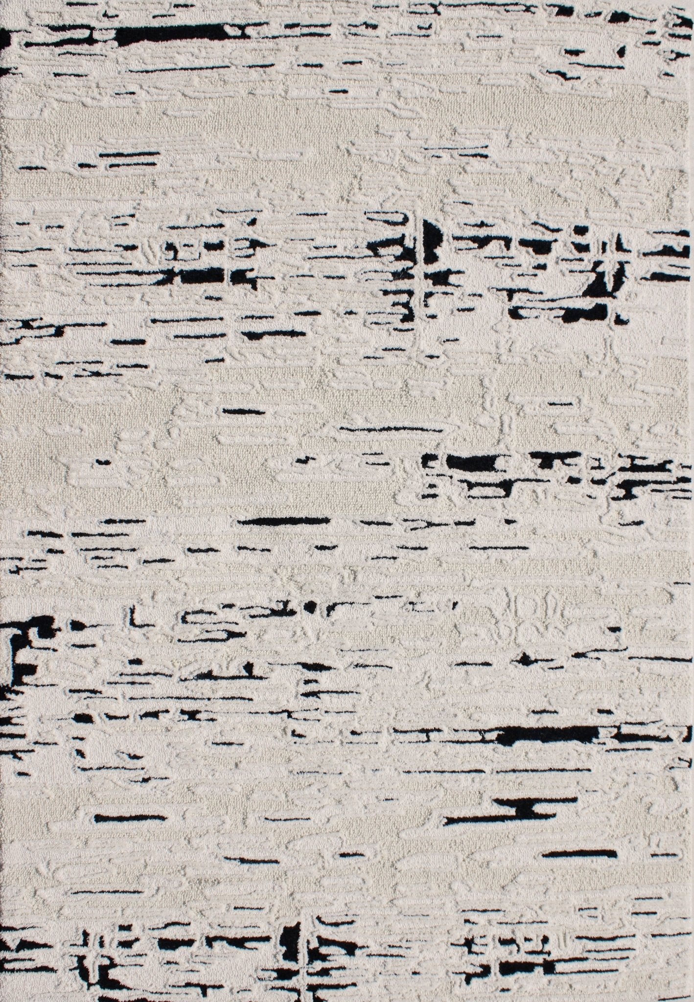 Dynamic Rugs Trono 5480 Black White Modern Handmade Rug - Rugs - Dynamic Rugs - Atlanta Designer Rugs