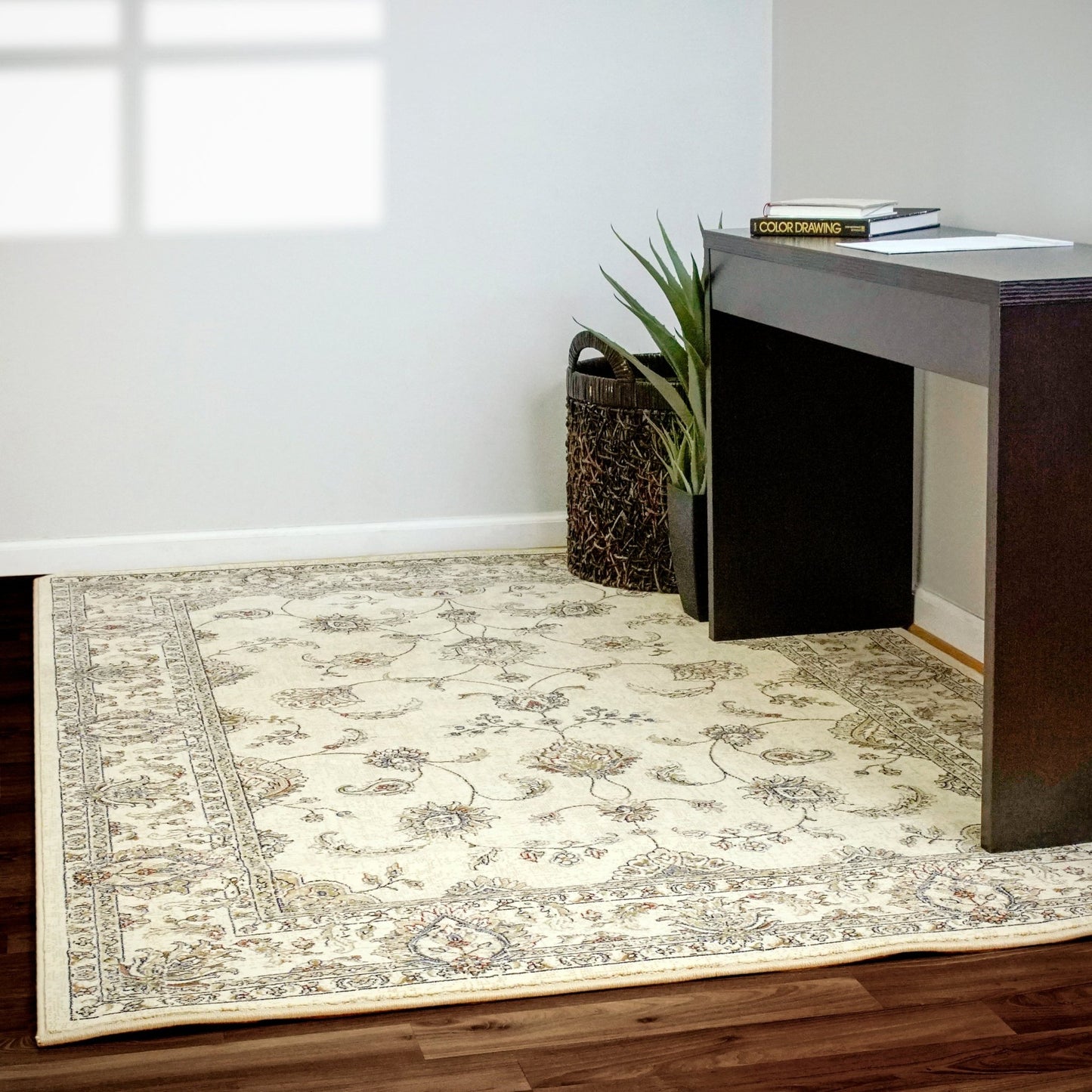 Dynamic Rugs Ancient Garden 57159 Ivory Traditional Machine - Made Rug - Rugs - Dynamic Rugs - Atlanta Designer Rugs