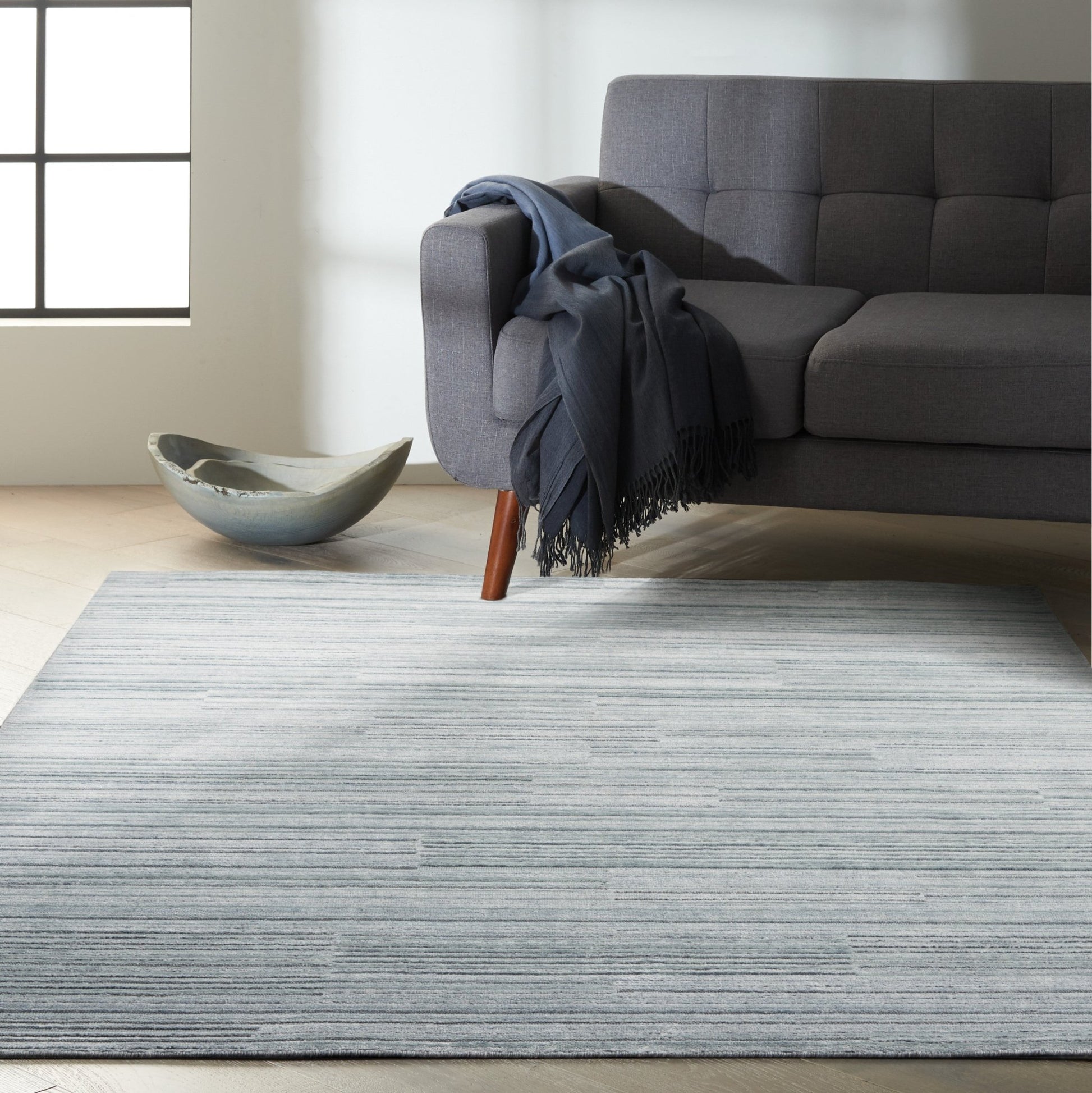 Calvin Klein Abyss CK990 Blue Contemporary Woven Rug - Rugs - Calvin Klein - Atlanta Designer Rugs