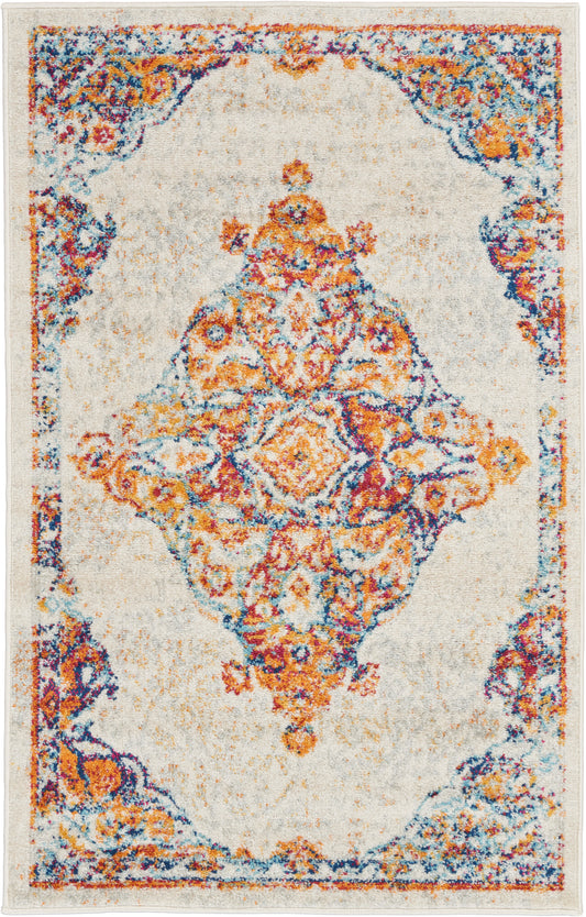 Nourison Home Persian Vintage  Ivory Multi  