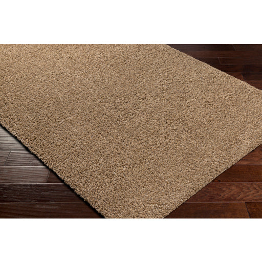 Surya Deluxe Shag DXS-2321 Medium Brown Modern Machinemade Rug