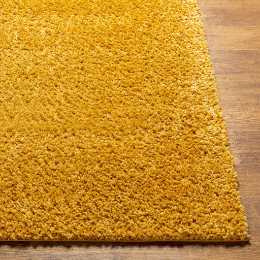 Surya Deluxe Shag DXS-2323 Mustard Modern Machinemade Rug