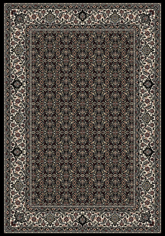 Dynamic Rugs Ancient Garden 57011 Black Ivory Traditional Machine - Made Rug - Rugs - Dynamic Rugs - Atlanta Designer Rugs