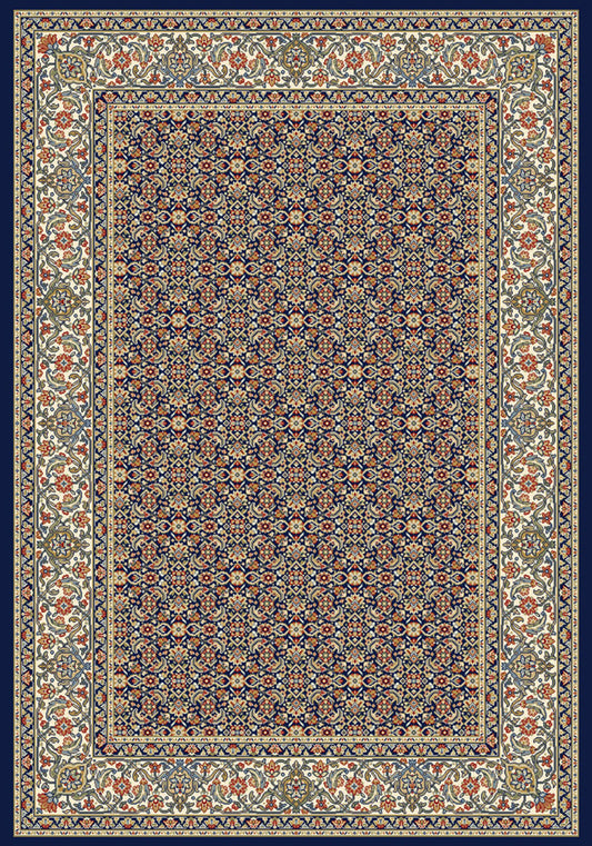 Dynamic Rugs Ancient Garden 57011 Navy  Traditional Machine-Made Rug