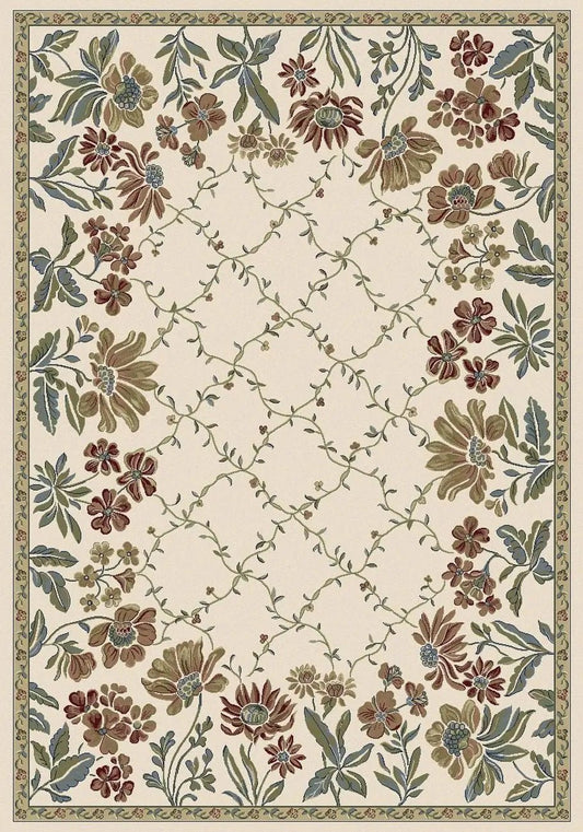 Dynamic Rugs Ancient Garden 57084 Ivory Transitional Machine - Made Rug - Rugs - Dynamic Rugs - Atlanta Designer Rugs