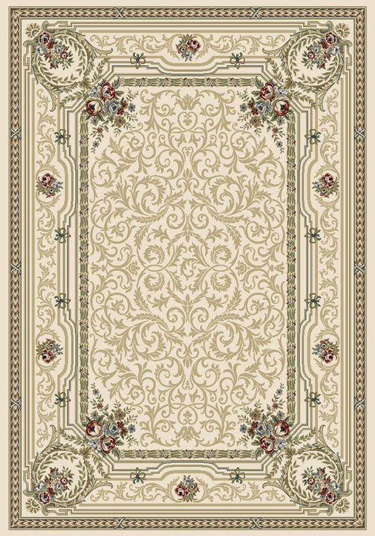 Dynamic Rugs Ancient Garden 57091 Ivory Traditional Machine - Made Rug - Rugs - Dynamic Rugs - Atlanta Designer Rugs