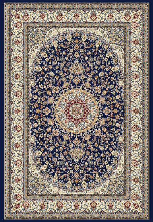 Dynamic Rugs Ancient Garden 57119 Blue Ivory Traditional Machine - Made Rug - Rugs - Dynamic Rugs - Atlanta Designer Rugs