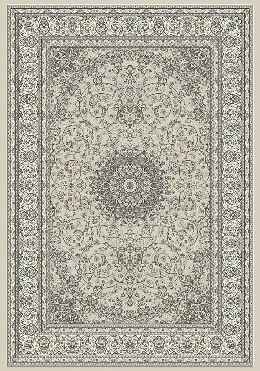 Dynamic Rugs Ancient Garden 57119 Soft Grey Cream Traditional Machine - Made Rug - Rugs - Dynamic Rugs - Atlanta Designer Rugs