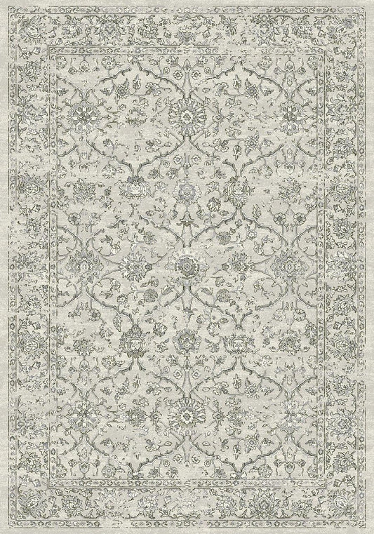 Dynamic Rugs Ancient Garden 57136 Silver Grey Traditional Machine - Made Rug - Rugs - Dynamic Rugs - Atlanta Designer Rugs