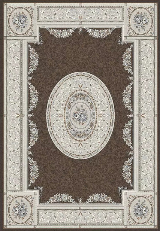 Dynamic Rugs Ancient Garden 57226 Brown Cream Traditional Machine - Made Rug - Rugs - Dynamic Rugs - Atlanta Designer Rugs