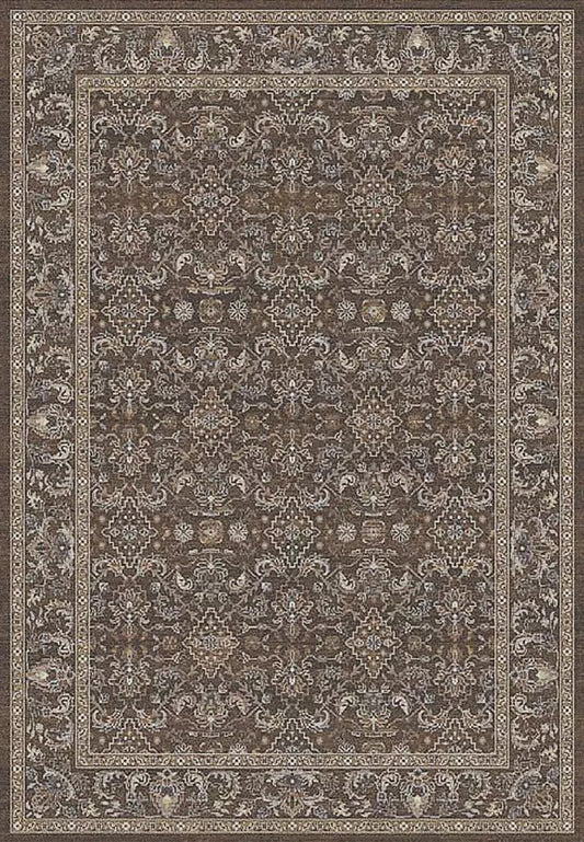 Dynamic Rugs Ancient Garden 57276 Dark Brown Beige Blue Traditional Machine - Made Rug - Rugs - Dynamic Rugs - Atlanta Designer Rugs