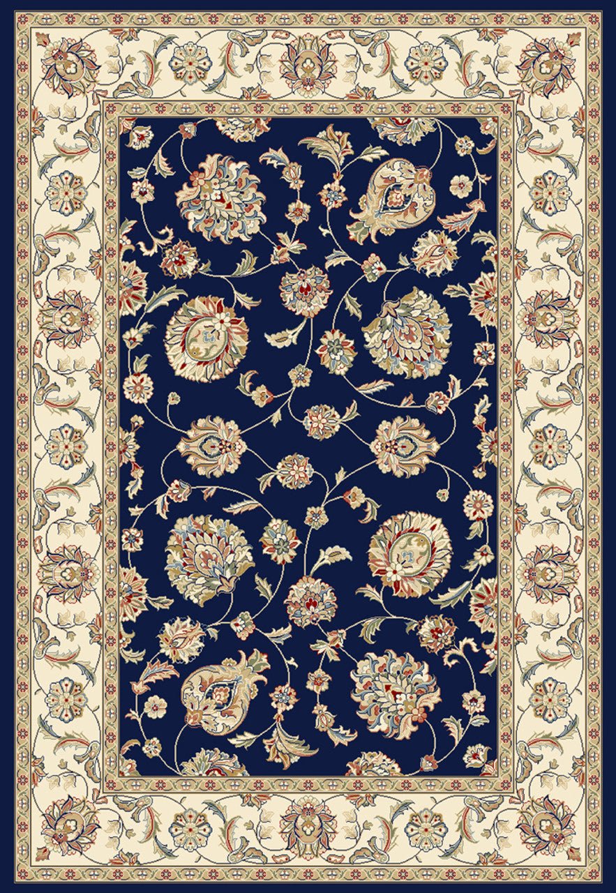 Dynamic Rugs Ancient Garden 57365 Blue Ivory Traditional Machine - Made Rug - Rugs - Dynamic Rugs - Atlanta Designer Rugs