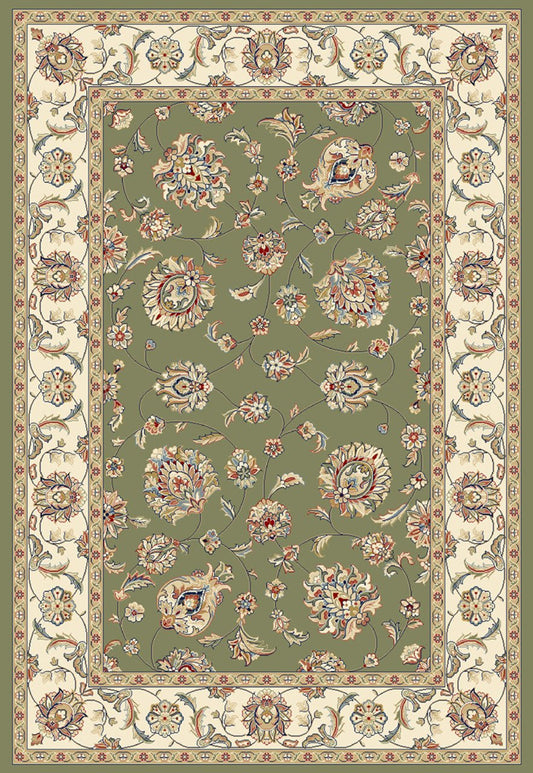 Dynamic Rugs Ancient Garden 57365 Green Ivory Traditional Machine - Made Rug - Rugs - Dynamic Rugs - Atlanta Designer Rugs