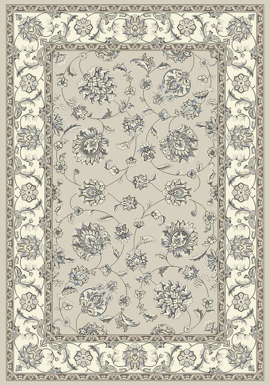 Dynamic Rugs Ancient Garden 57365 Soft Grey Cream Traditional Machine - Made Rug - Rugs - Dynamic Rugs - Atlanta Designer Rugs