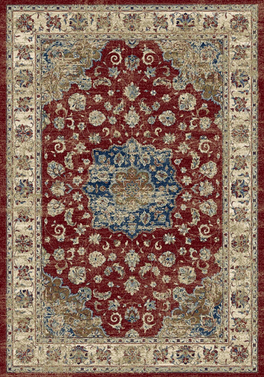 Dynamic Rugs Ancient Garden 57559 Red Ivory Traditional Machine - Made Rug - Rugs - Dynamic Rugs - Atlanta Designer Rugs