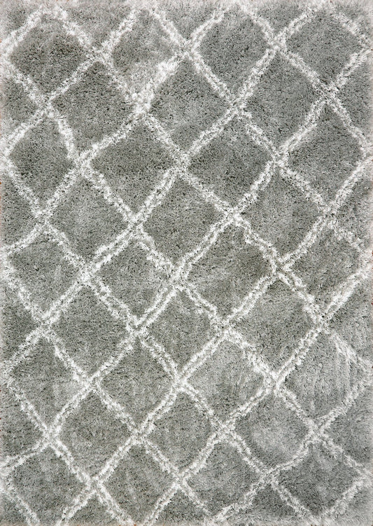 Dynamic Rugs Nordic 7432 Silver White Contemporary Machine - Made Rug - Rugs - Dynamic Rugs - Atlanta Designer Rugs