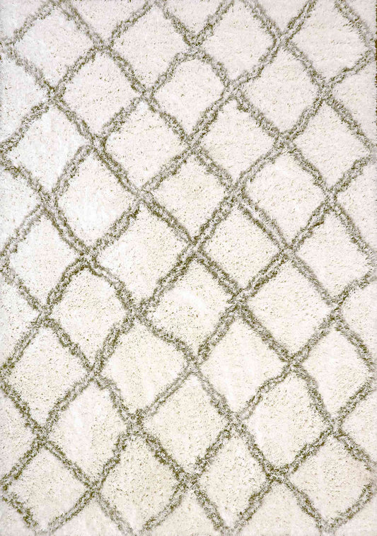 Dynamic Rugs Nordic 7432 White Silver Contemporary Machine - Made Rug - Rugs - Dynamic Rugs - Atlanta Designer Rugs