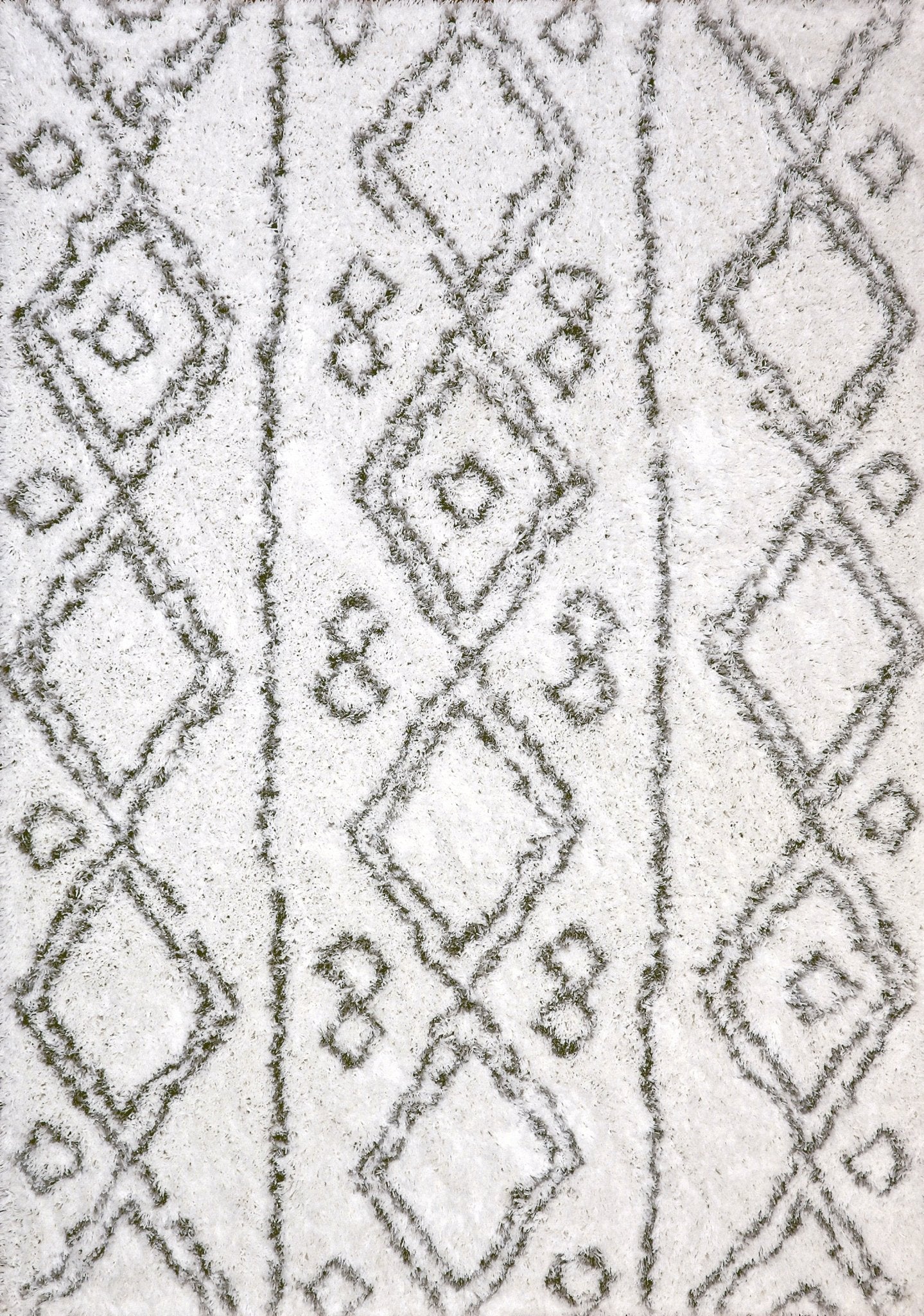 Dynamic Rugs Nordic 7434 Silver White Contemporary Machine - Made Rug - Rugs - Dynamic Rugs - Atlanta Designer Rugs