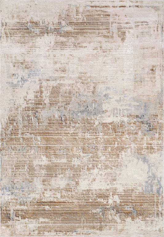 Dynamic Rugs Obsession 9533 Cream Beige Blue Modern Machine - Made Rug - Rugs - Dynamic Rugs - Atlanta Designer Rugs