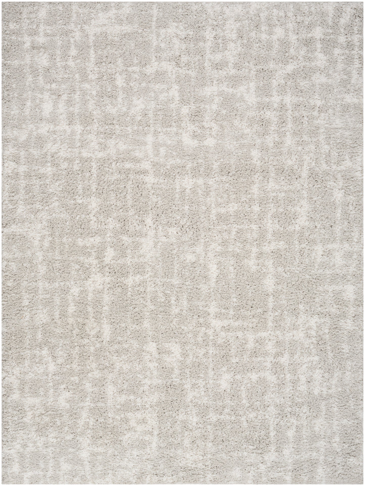 Nourison Home Modern Shag  Grey Ivory  Contemporary