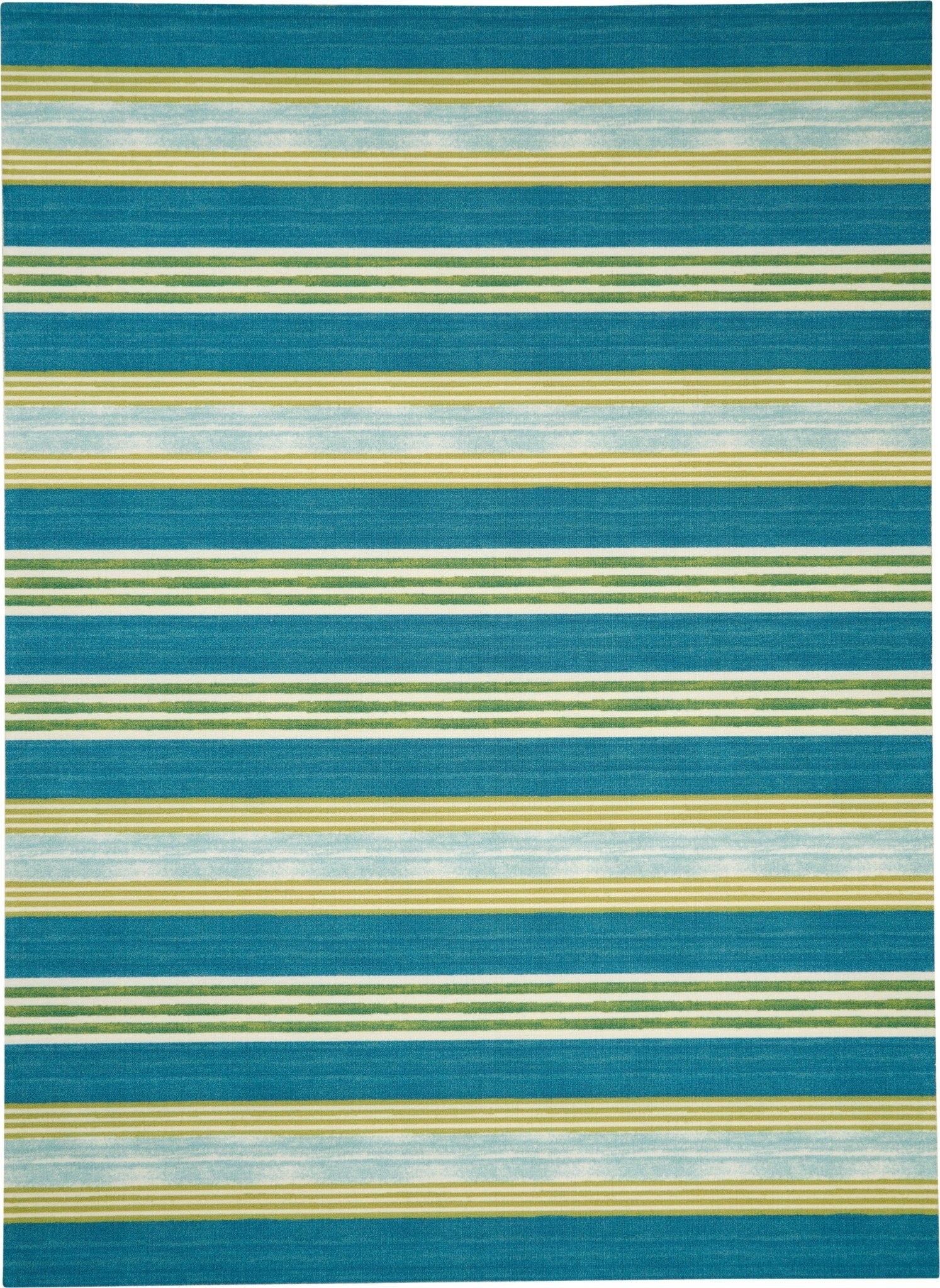 Waverly Sun N Shade SND71 Green Teal Contemporary Machinemade Rug - Rugs - Waverly - Atlanta Designer Rugs