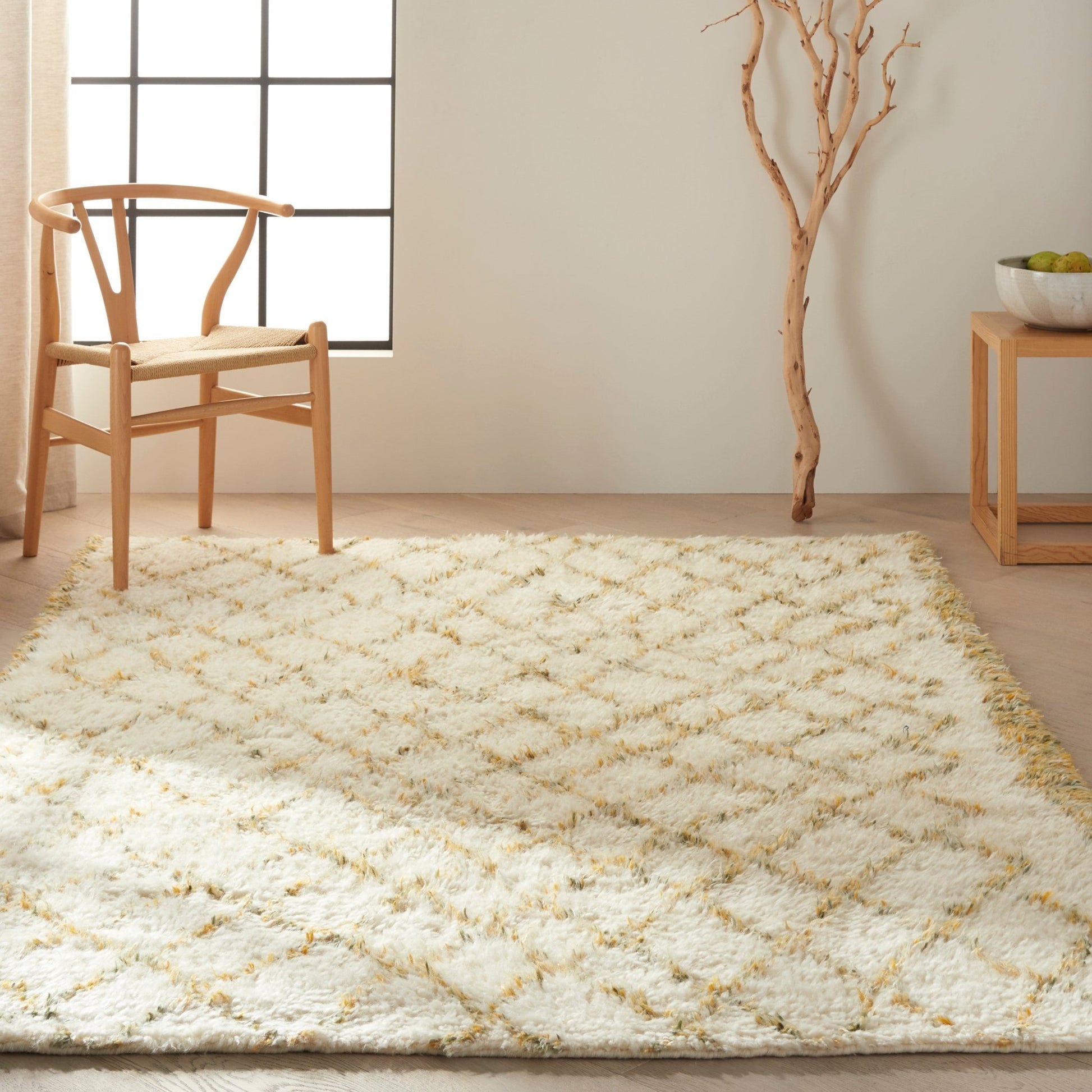 Calvin Klein San Antonio CK772 Ivory Multicolor Transitional Knotted Rug - Rugs - Calvin Klein - Atlanta Designer Rugs