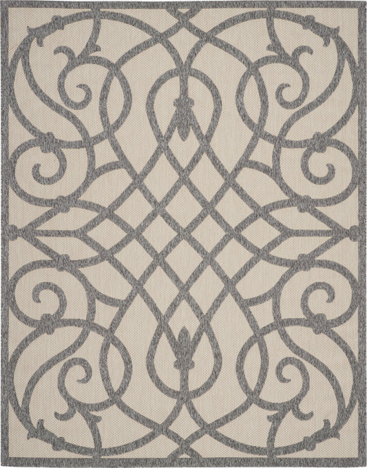 Nourison Home Cozumel  Cream Grey  Contemporary