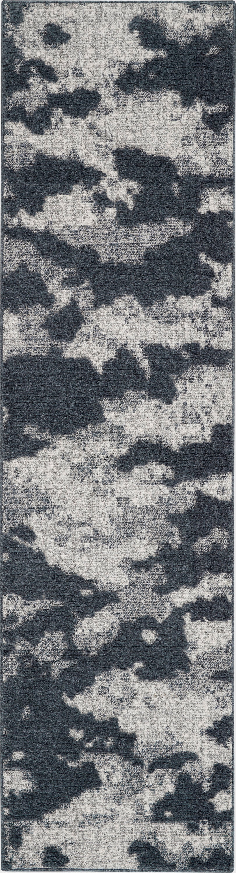 Nourison Home Zermatt ZER01 Blue Grey Contemporary Power-Loomed Rug