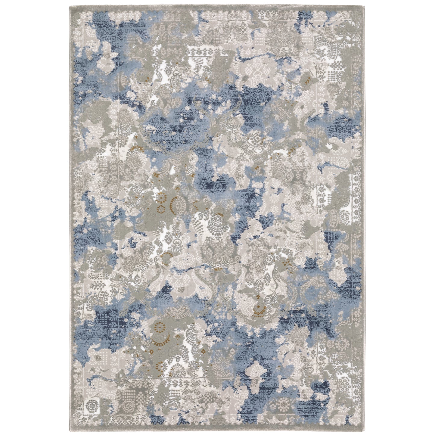 Oriental Weavers EASTON 3313Q Beige Blue Casual Machinemade Rug